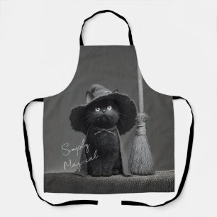 Simply Magical Witch Cat Apron