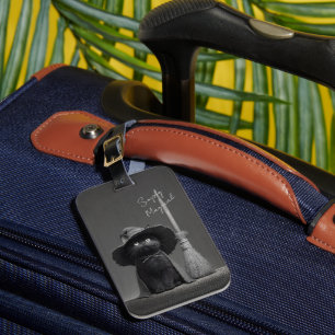 Simply Magical Witch Cat Luggage Tag