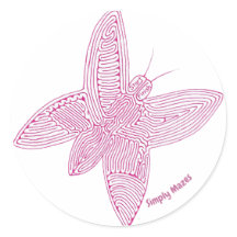Simply Mazes Butterfly Maze Sticker