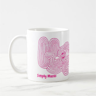 Simply Mazes "Hey" Maze Mug