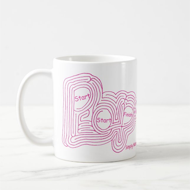 Simply Mazes "Pop" Maze Mug (Left)