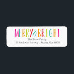 Simply Merry & Bright Holiday Address Labels<br><div class="desc">Add a finishing touch to your holiday mails with our chic and modern holiday address labels. Matching holiday cards,  holiday gift labels,  and more are available at berryberrysweet.com</div>