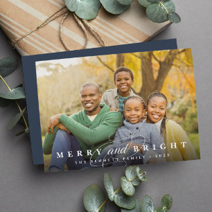 Simply Merry Overlay Photo Holiday Card
