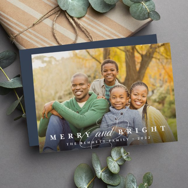 Simply Merry Overlay | Photo Holiday Card (Creator Uploaded)