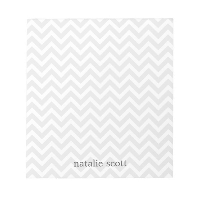 Simply Modern Personalised Notepad (Front)