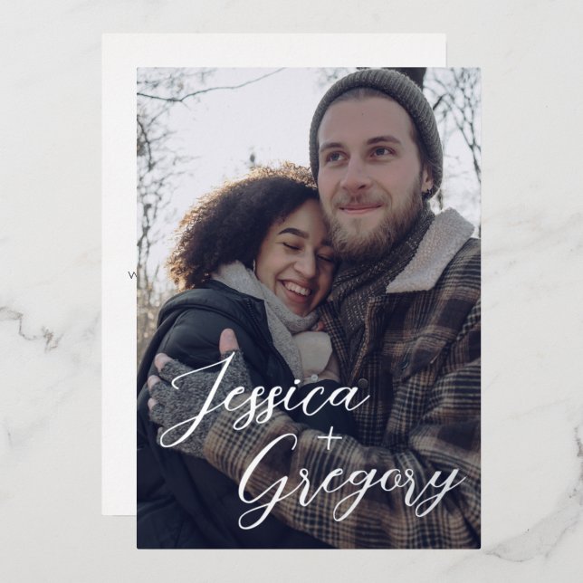 Simply Names Save The Date (Front/Back)