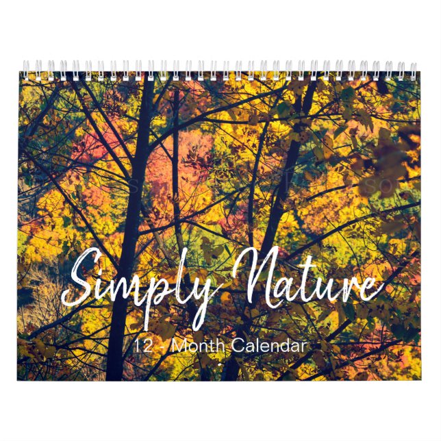 Simply Nature Seasonal 12-Month Calendar (Cover)