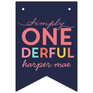 SIMPLY ONEDERFUL WONDERFUL BUNTING 