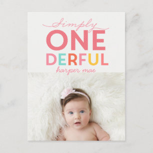 SIMPLY ONEDERFUL WONDERFUL POSTCARD