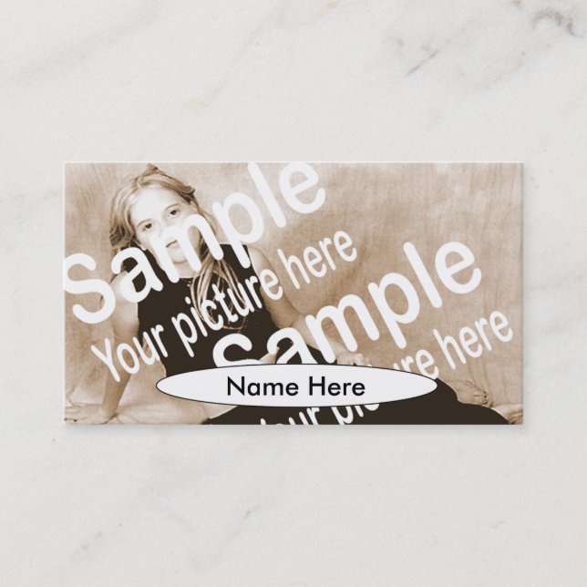 Simply Ovals Comp Card (Front)