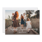 Simply Penned Thanksgiving Photo Cards