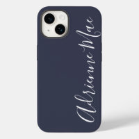 Simply Personalised Navy Blue