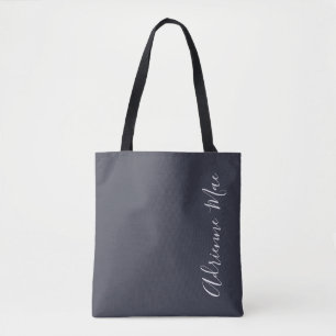 Simply Personalised Navy Blue Tote Bag