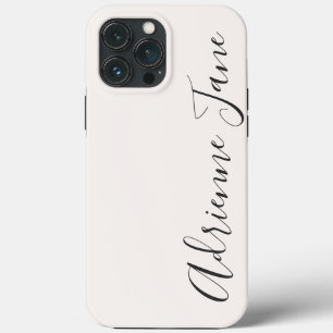 Simply Personalised White iPhone 13 Pro Max Case