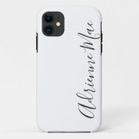 Simply Personalised White & Charcoal