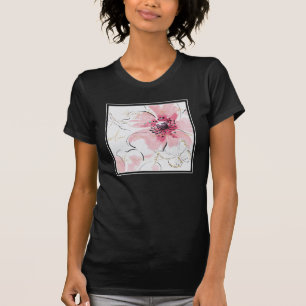 Simply Pink Watercolor Floral T-Shirt