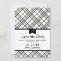 Simply Plaid | Save the Date