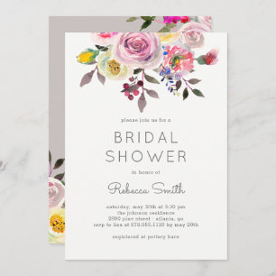 Simply Pretty Bridal Shower Invitation