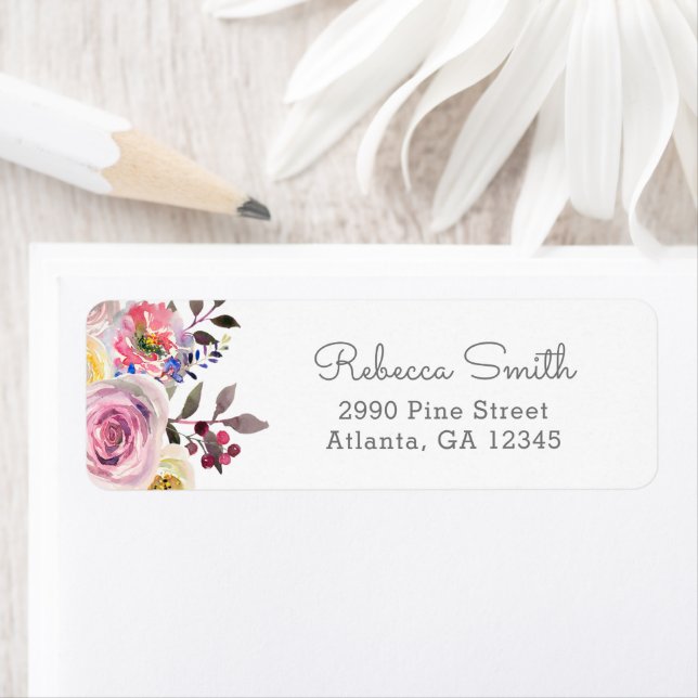 Simply Pretty Return Address Labels (Insitu)