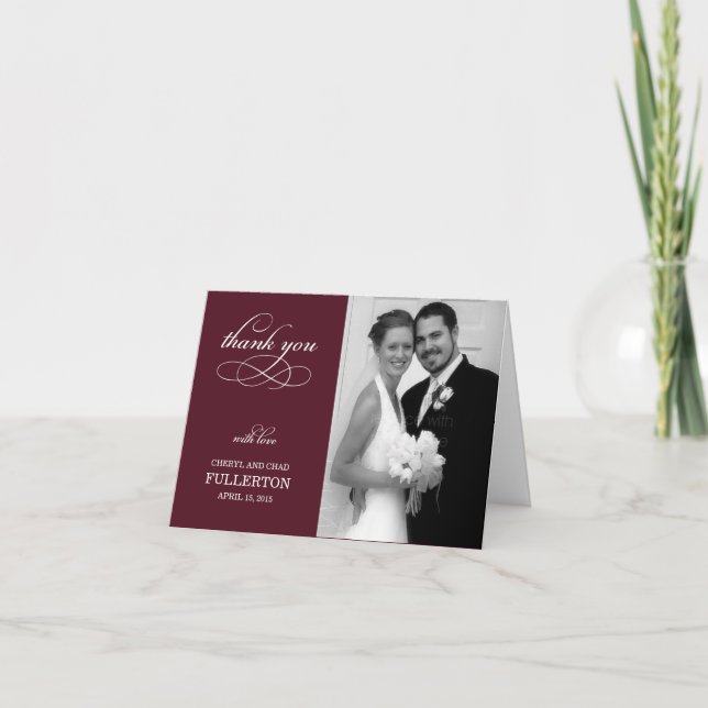 Simply Pretty Thank You Card (Front)