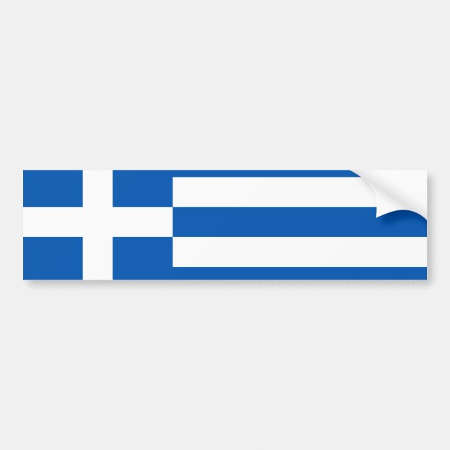 Simply Proud Greek Bumper Sticker (Front)