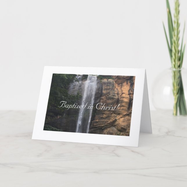 Simply Pure & Christian, Baptised in Christ, Card (Front)