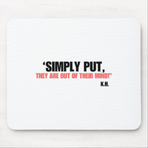 Simply Put…kamala Vote Harris Waltz 2024 Kamala Fo Mouse Mat