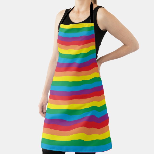 Simply Rainbow Pattern Apron (Insitu)