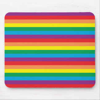 Simply Rainbow Pattern Mouse Mat