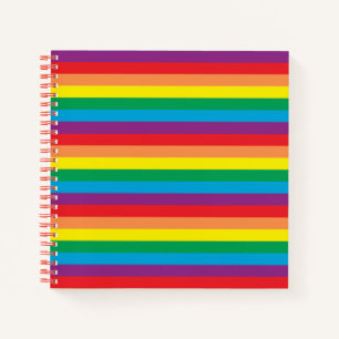 Simply Rainbow Pattern Notebook