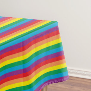 Simply Rainbow Pattern Tablecloth