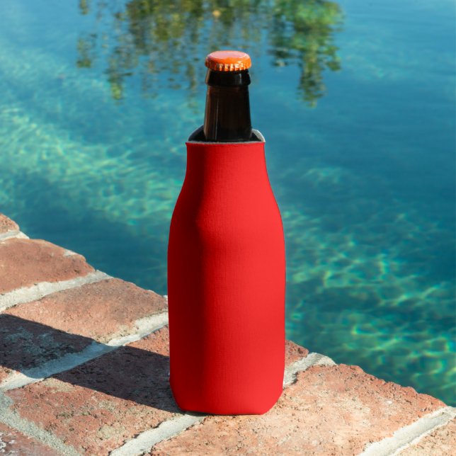 Simply Red Solid Colour Bottle Cooler (In Situ Pool)