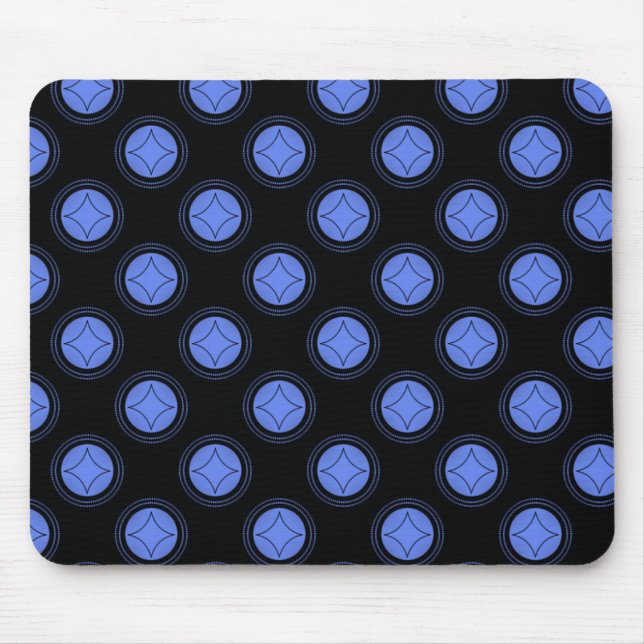 Simply Riveting Mousepad, Blue Mouse Mat (Front)