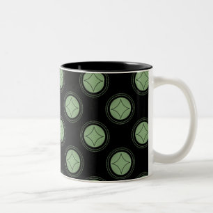 Simply Riveting Mug, Light Green Two-Tone Coffee Mug