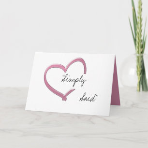 Simply Said "Marry Me" Holiday Card