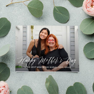 Simply Scripted Happy Mother's Day Photo Card