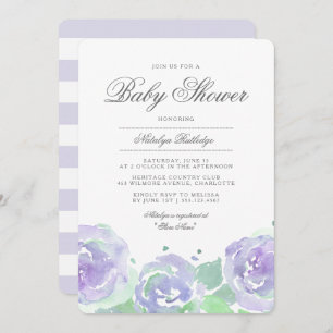 Simply Serene Baby Shower Invitation