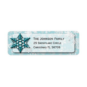 Simply Snowflakes • Refreshing Teal • Christmas