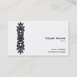 Simply Sophisticated Business Card w/ QR Code V