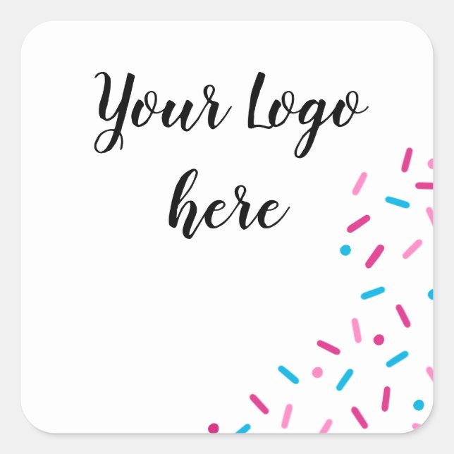 Simply Sprinkles Pastel Coloured Sweet Stickers (Front)