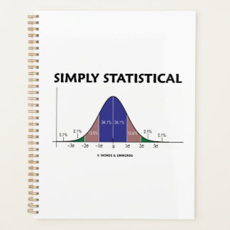 Simply Statistical Bell Curve Geek Humour Planner