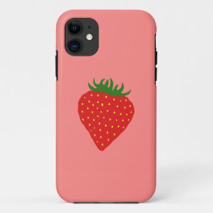 Simply Strawberry custom colour iPhone case