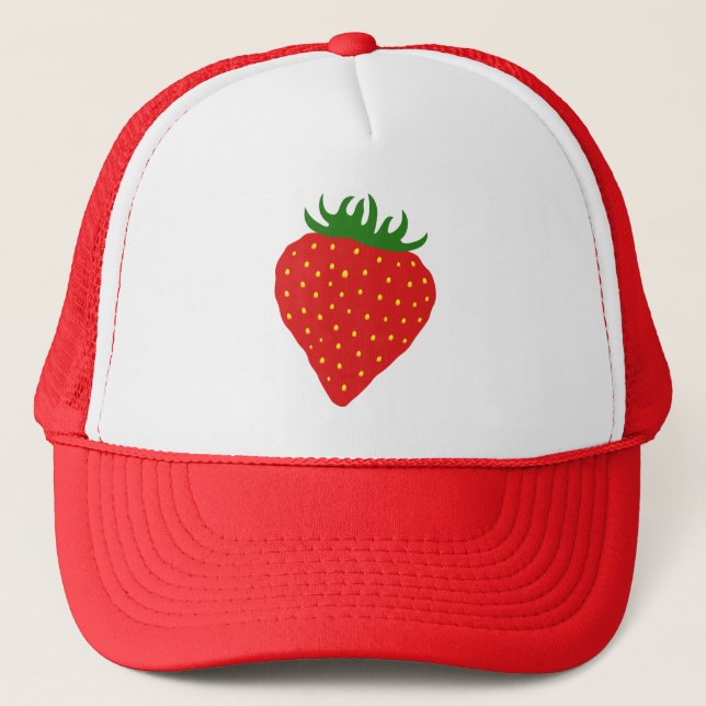 Simply Strawberry custom hat - choose color (Front)