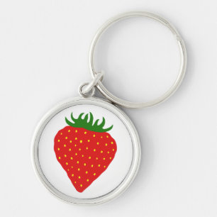 Simply Strawberry custom key chain