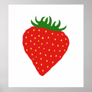 Simply Strawberry custom poster