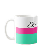 Simply Stripes pink mint + your name / ideas