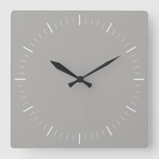 SIMPLY STYLE | minimalist in any colour Square Wall Clock