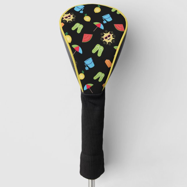 Simply Summer Golf Head Cover (Front)