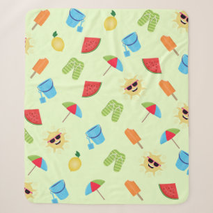 Simply Summer Sherpa Blanket