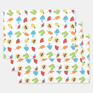 Simply Summer Wrapping Paper Sheet